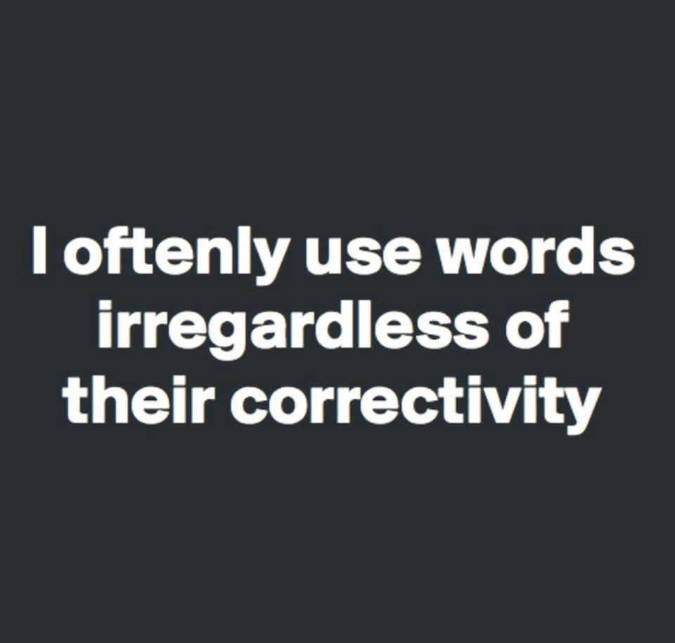 Especially for Maren, Tim and Breton...you grammar nazis