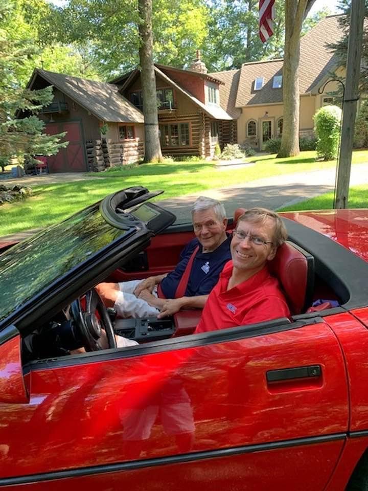 Ross and his Dad sept 2022