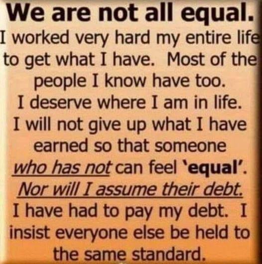 It is time all the people that are mad at me for not giving them money reads this and thinks about what you are mad about.