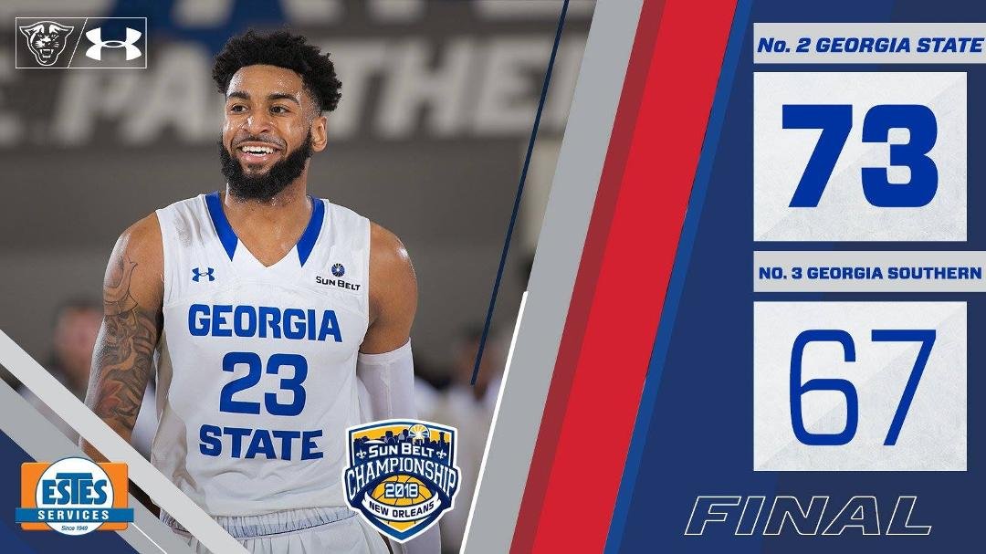 More exciting than it needed to be after building an 18-point lead, but I'll take it. It's always good to beat that team from Statesboro, especially in an elimination scenario. Hopefully the Panthers can finish the drill in