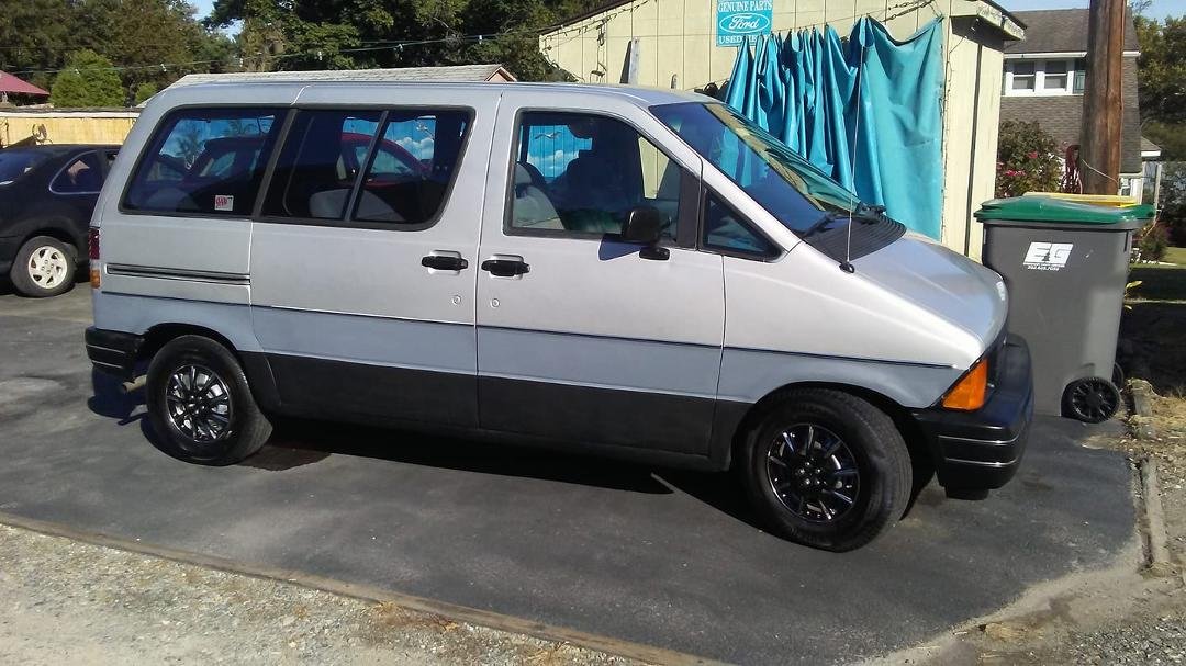 Another different photo of my 30 year old Ford Aerostar. Runs like a charm.