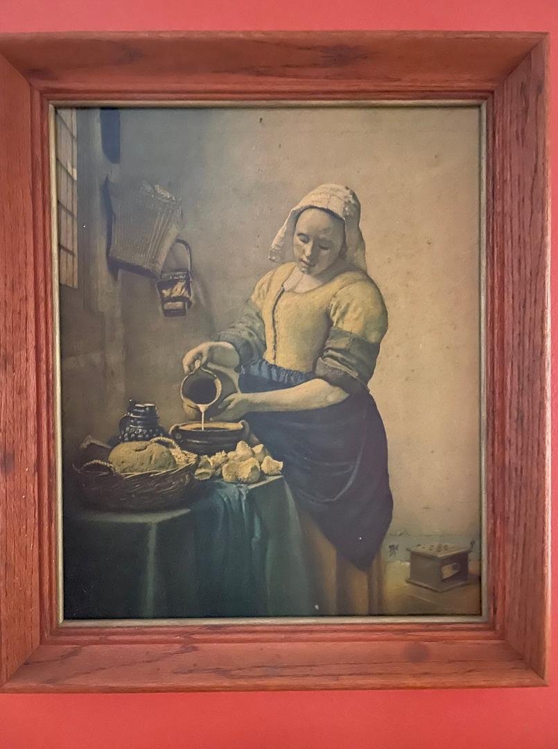 The Milkmaid by Vermeer - $25