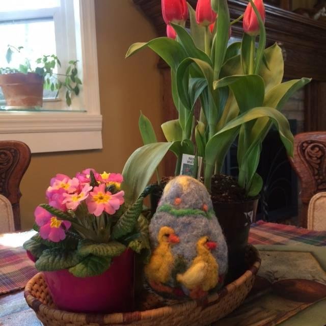 Needle felted Easter Egg