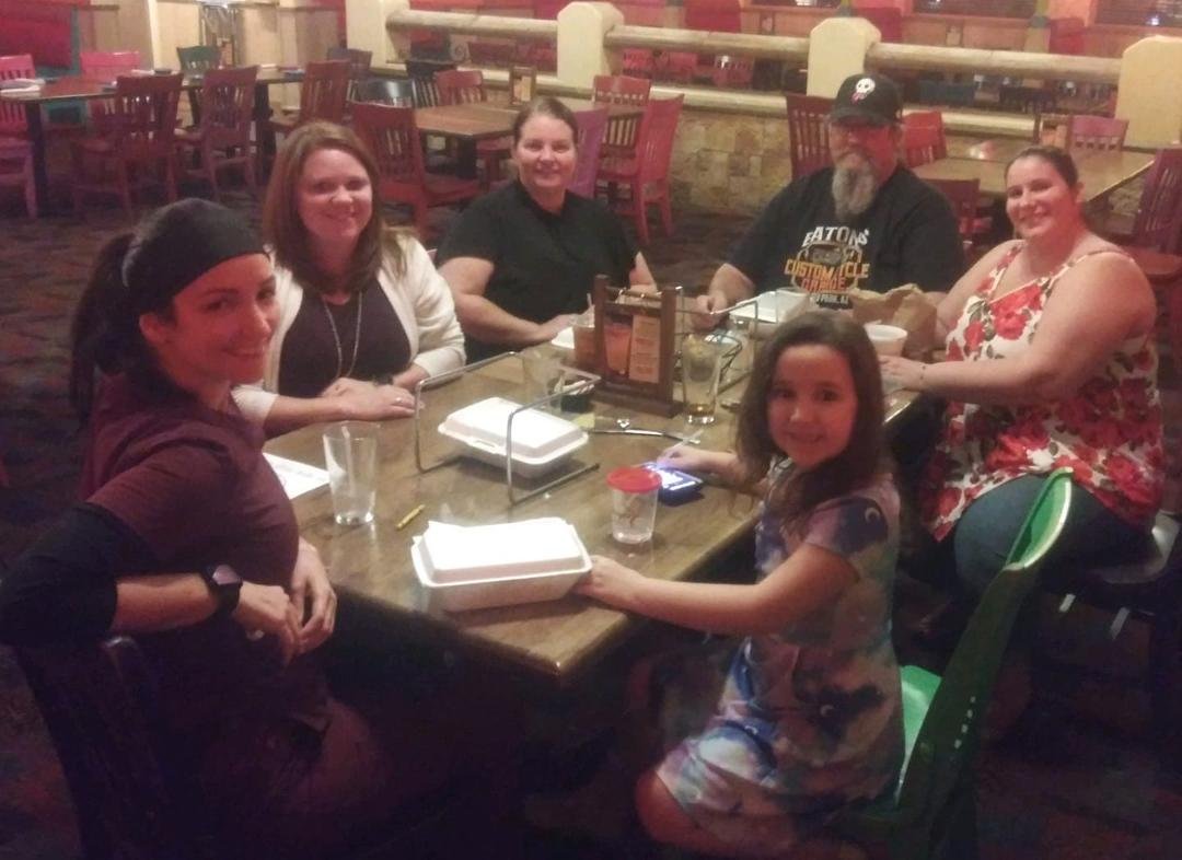 Dad Daughter dinner with my girls and granddaughter last night at Macayos. Love these gals.