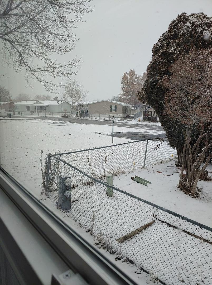 We're getting a nice snowfall today!