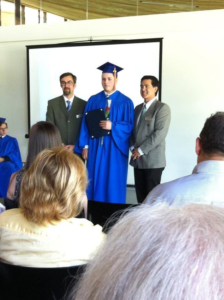My grandson's graduation 2014 - Ethan Rille - He made me so proud!!