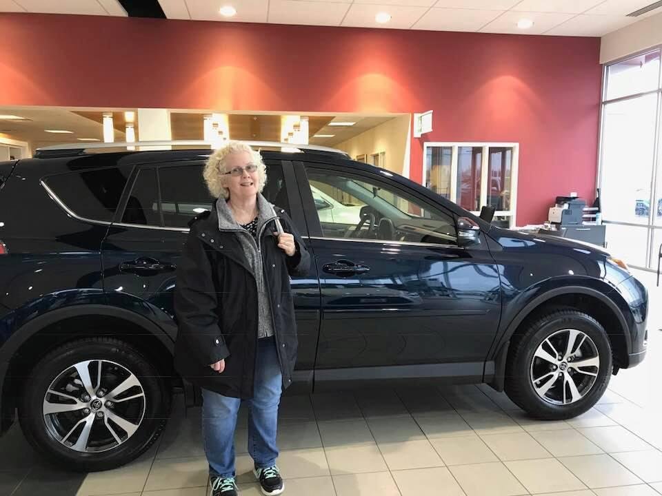 Marla and her new RAV4