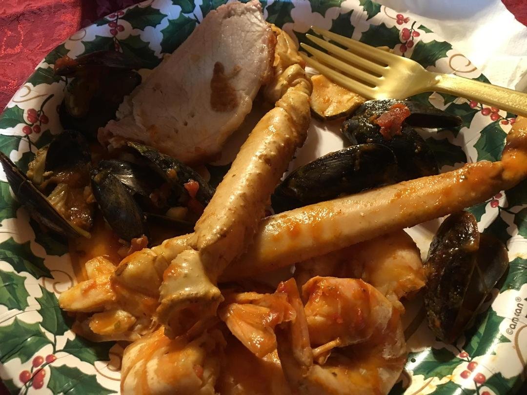 Mmm - crab, shrimp, & mussels.