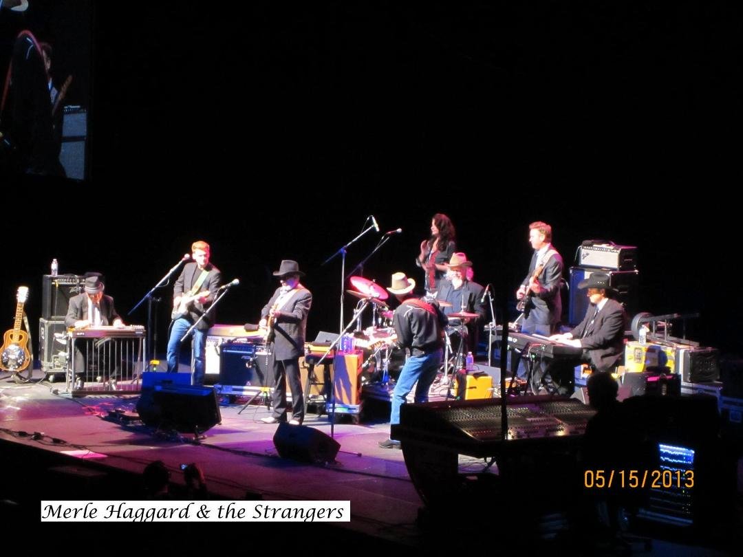 Great concert tonight. The Music of Merle Haggard. Craig Young and Bob MacDonald and the band. Great job guys. Here is a picture of Merle and the Strangers in Halifax in May 2013.