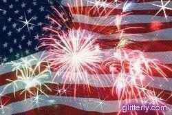 HaPpY and safe 4th of July!
(Glitterfly.com)