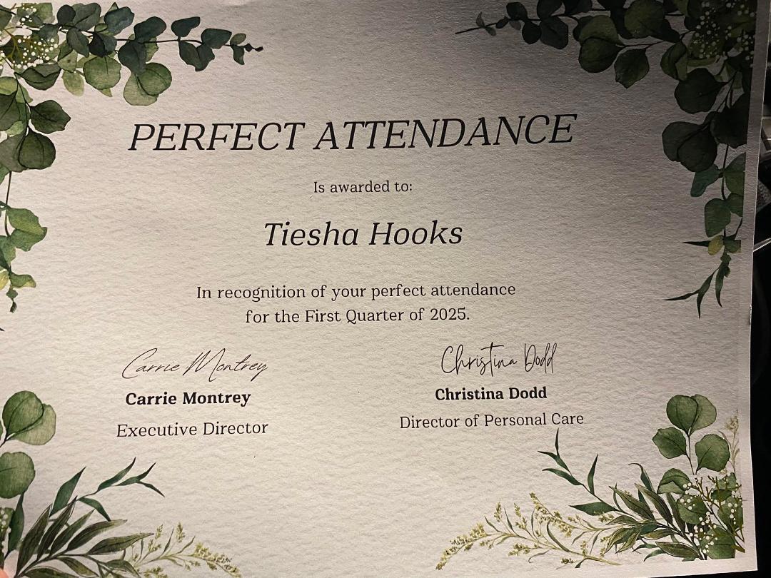 I can’t remember the last time I got perfect attendance at any job I’ve worked at.