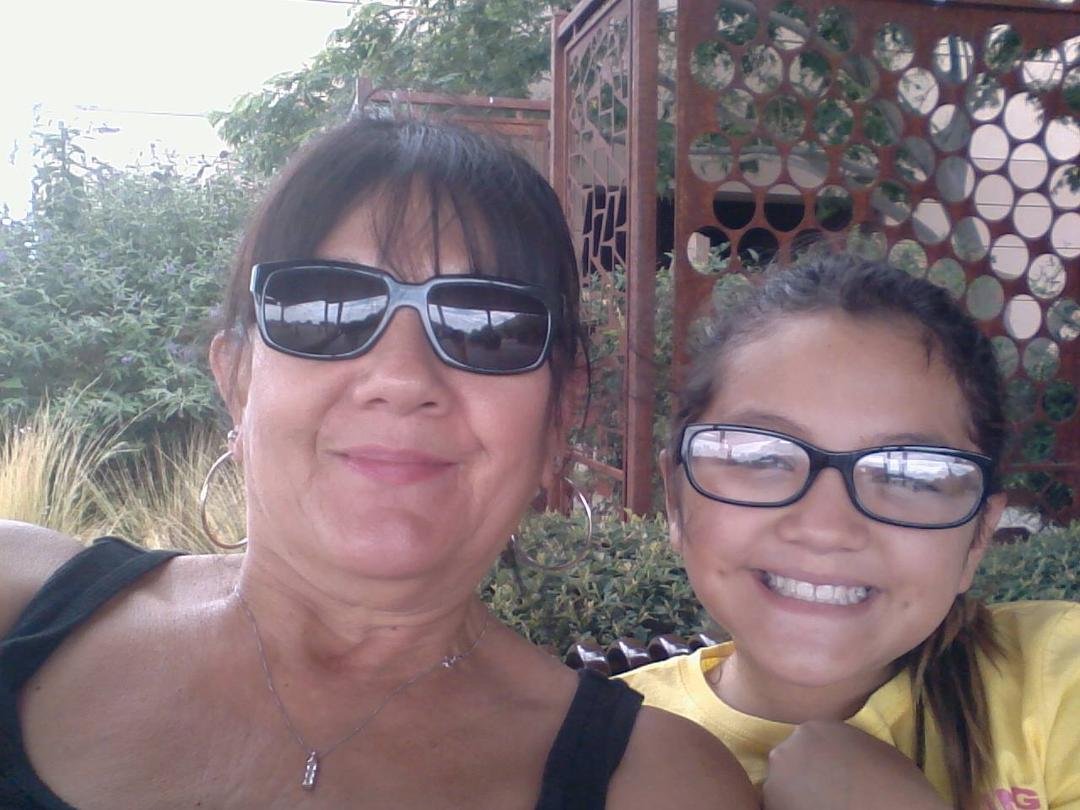 My Gabriella nd myself in Prescott Az Its just starting to rain. Weather here is mid 70..
