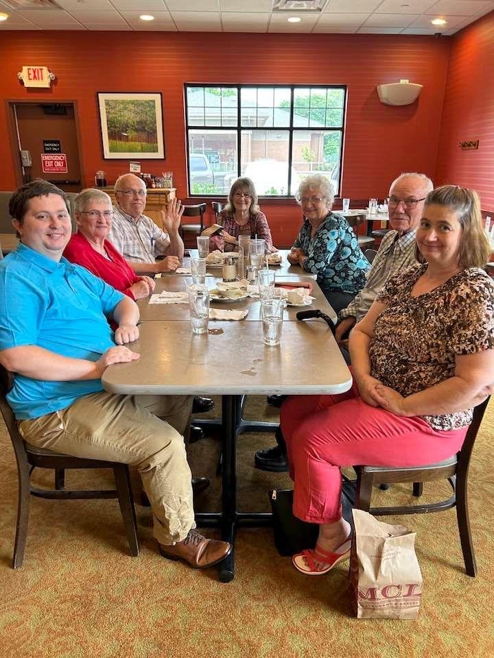 Dinner at MCL after church.