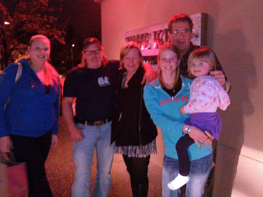 The Keg Surrey with the Rowe family: