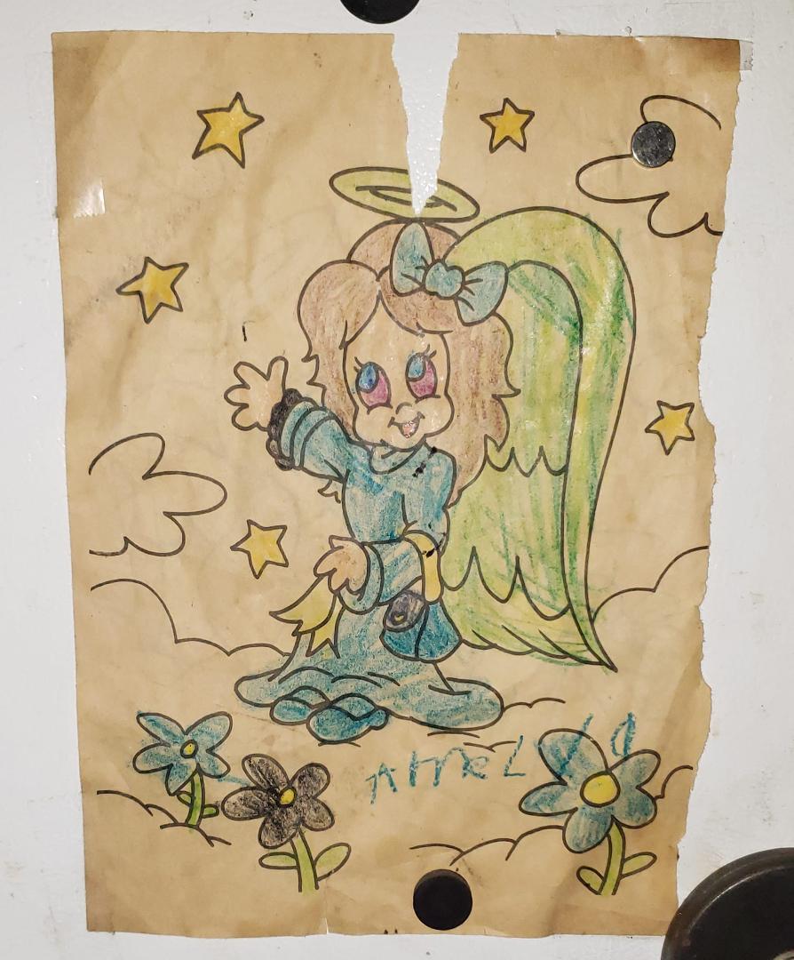 Sarah Stack-Garfield Recognize this artwork? Ask Amelia if she does lol. Maybe something updated would be nice! kk 🤩💖