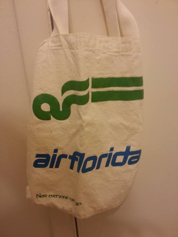 Just found this pristine uncirculated Air Florida bag in my Moms closet. I don't think I will use it, maybe save it for the Air Florida museum !