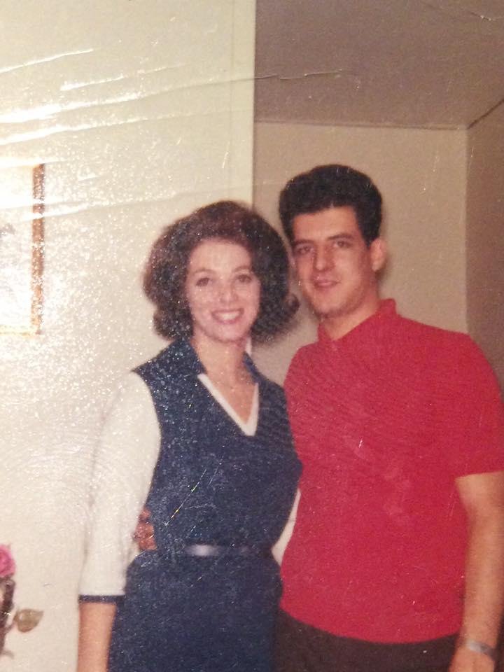 1960 when we were dating.  Can't believe it's been a year since you went to heaven. Miss you. Always in my heart.❤️