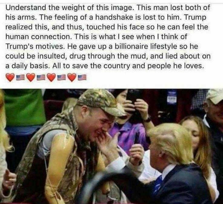 Everybody just shut your pie holes for 30 seconds and look at this picture. Don't think, don't judge, don't talk, just look.... Then read the caption....... Now maybe, just maybe, you'll start to understand and we can all s