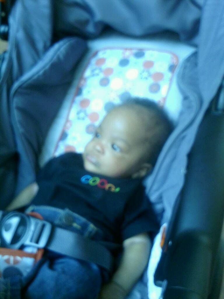 At the mall with my mom and grandmother