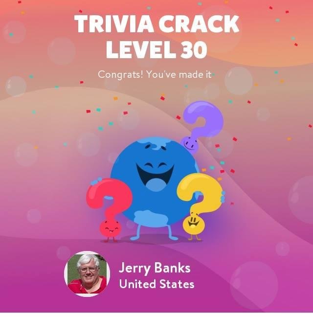 Jerry Banks' album, Trivia Crack Photos