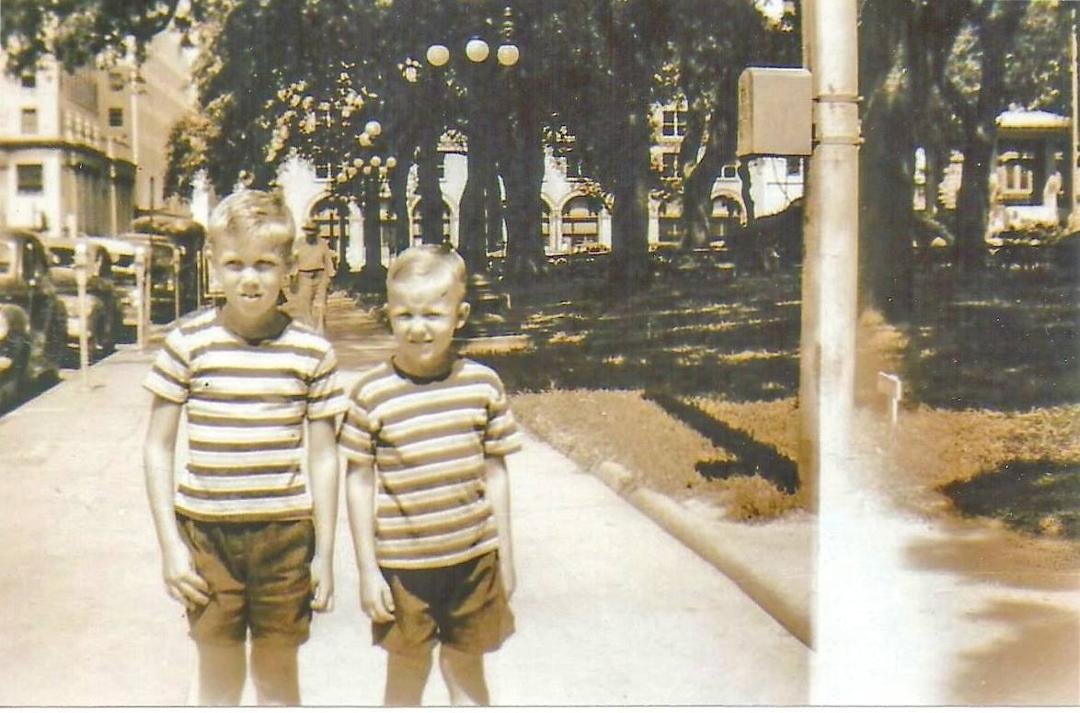 TBT Me and mine big Brother George 1947-1948.
