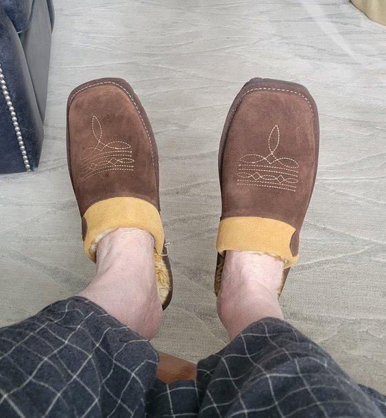 Ariat Xmas slippers...