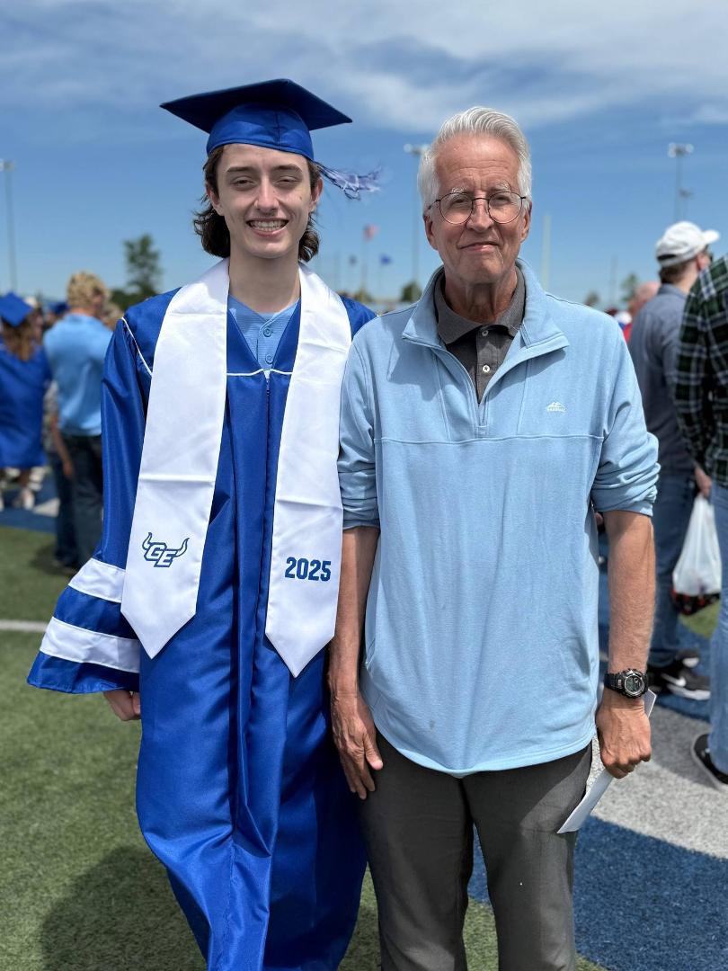 Gardner-Edgerton High School graduation day for my grandson Luke Ross...an end and a beginning😊