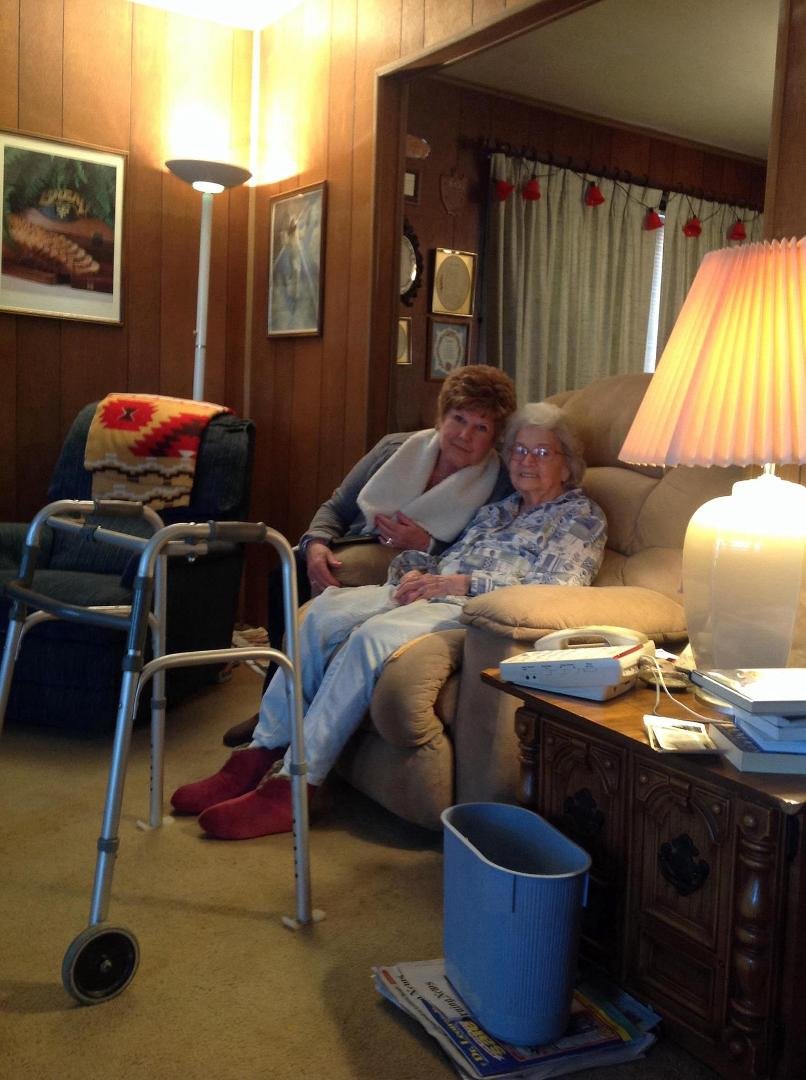 My precious Aunt Pauline is 97 today and still sharp as a tack. Thanks for all the wonderful memory's. Love you