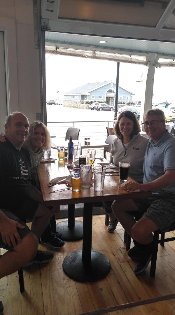 Enjoying our 40th and David and Maureen's 30th anniversary together in Maine