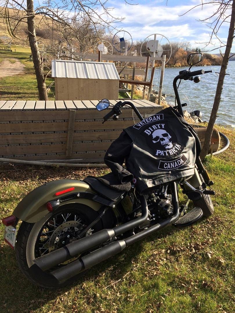 Who would have thought still ridding in November in Saskatchewan
