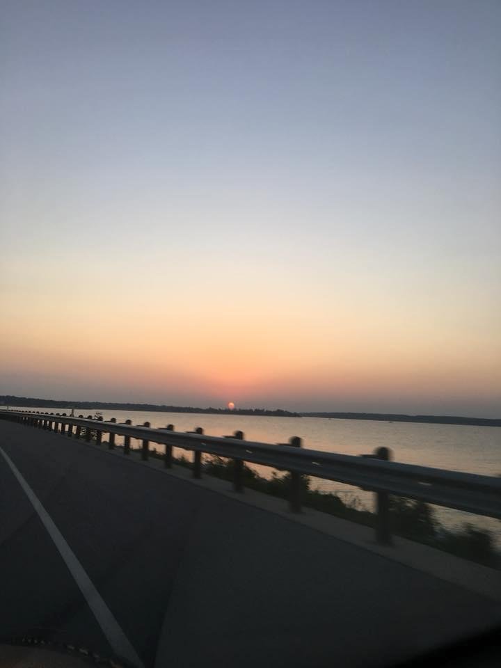 View over Lake Conroe on drive home!