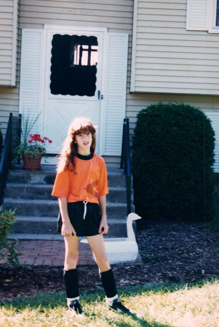 The countdown to Jess and Matt's wedding.... remembering her soccer days, 1994.