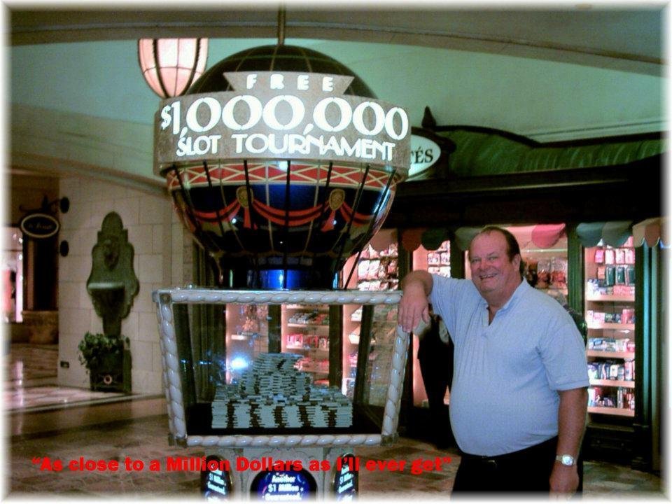 As the bottom of the picture says "As close to a million as I'll
ever get"