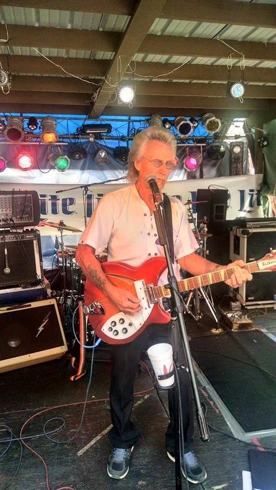 At State fair with Larry Lynne band.