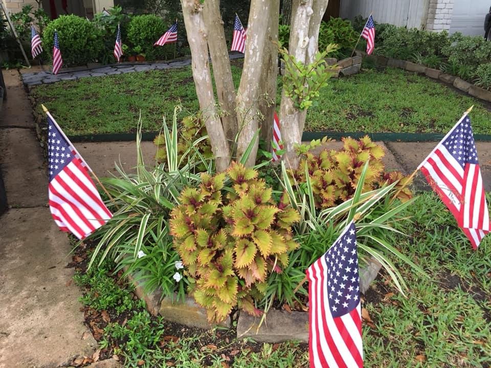 Flags are out. Happy Memorial Day !!!