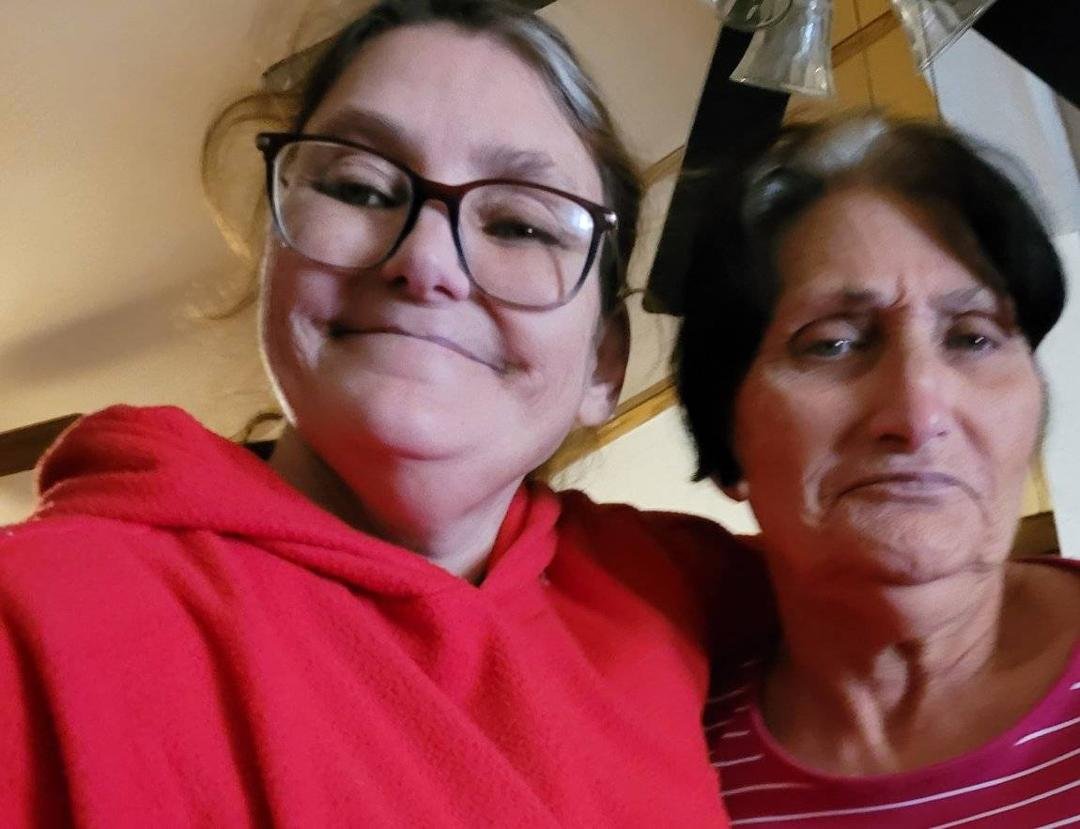 This is my Mama, Unev Johnson I am asking people who love their Mama,whether they are here or not, to join the challenge of posting a photo of the woman that made you. Just one photo of your Mama, not a collage or video. T