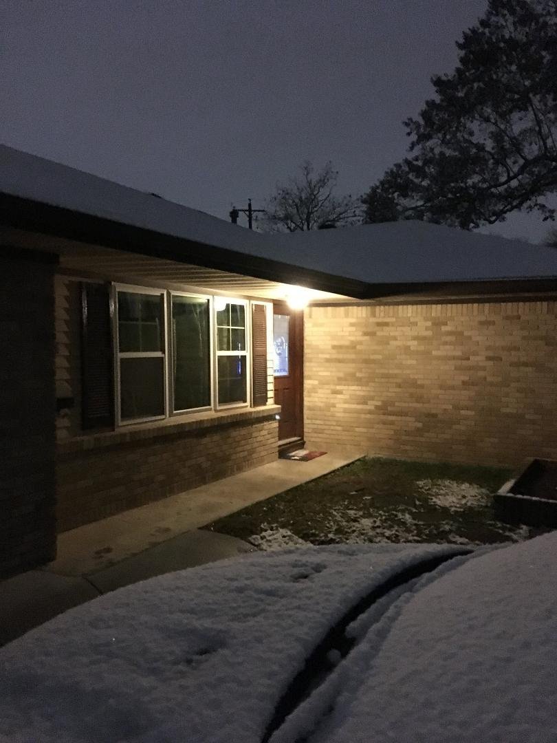 our house with snow:)