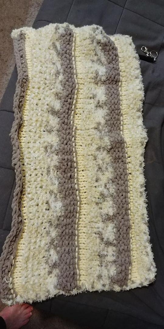 My new focus! Charity knitting for Humane Society Cats. They put out a request for small knit blankets for the cardboard transfer boxes they send the kitties home in. Finally someone liked my knitting!