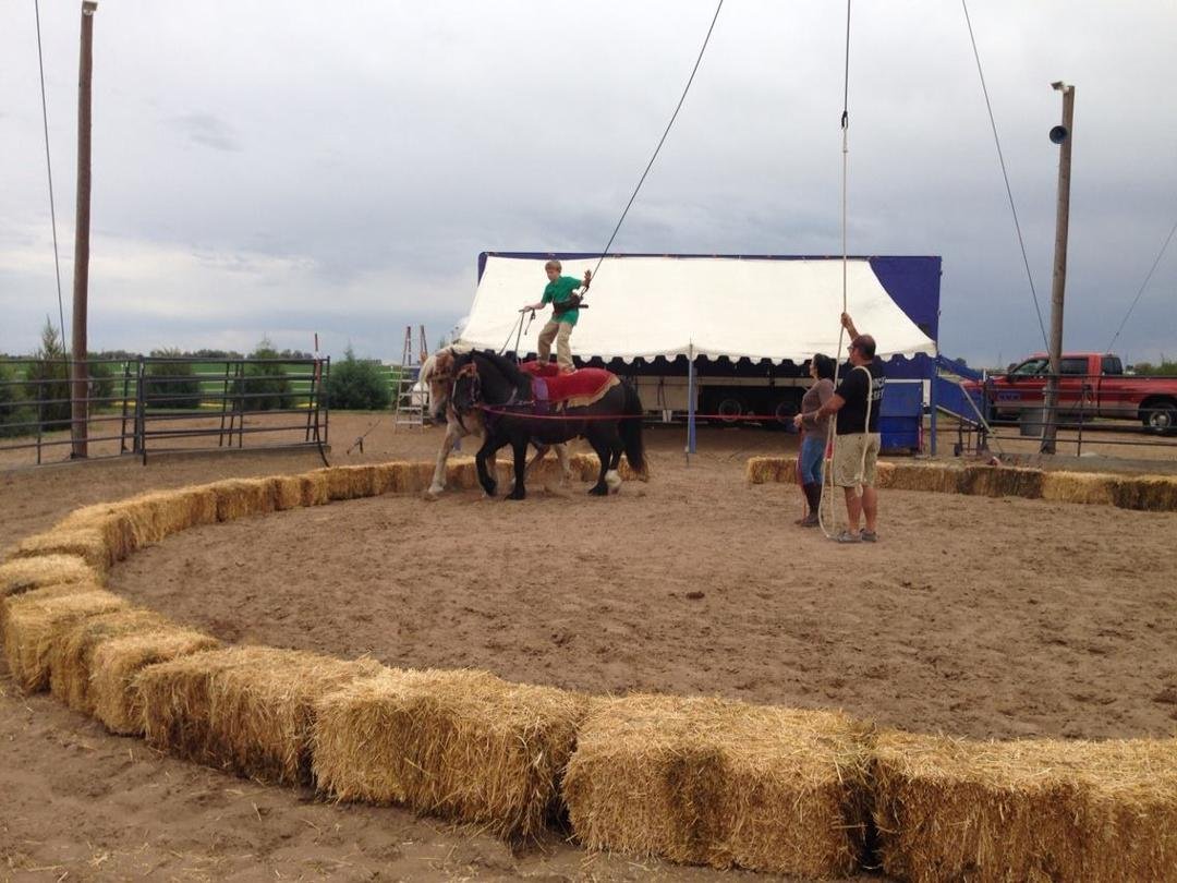Circus training @ Promenade Stables