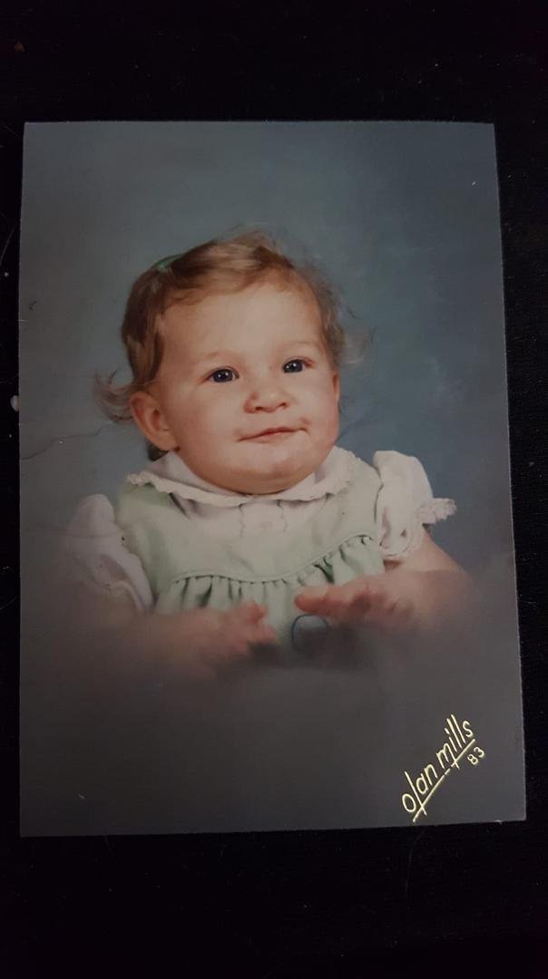 My baby sister Shelia Buckley at about age 1(I think,)