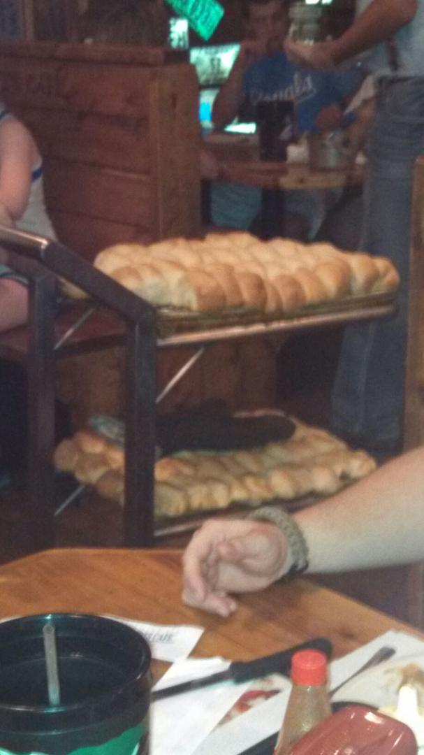Stuffed ourselves at Lambert's on Friday.