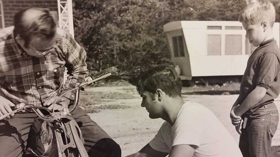Nephew Bruce with his Dad and Uncle Jonny...back in the day.