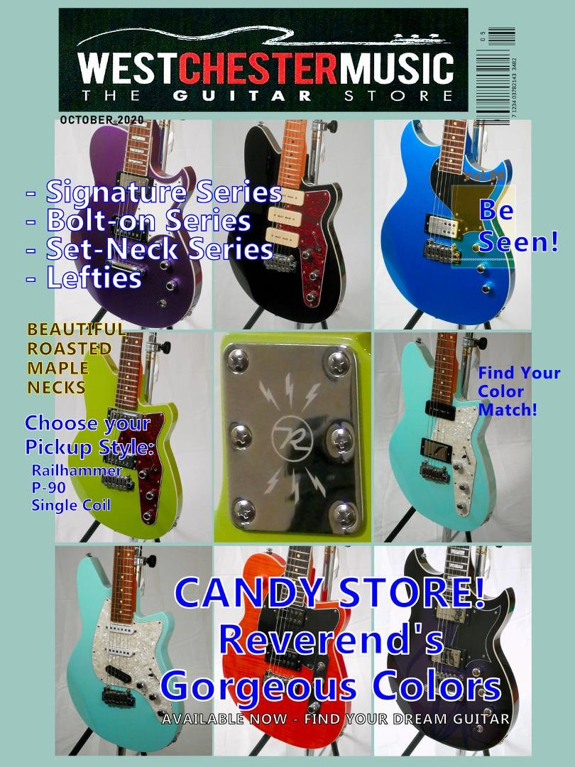In the saddle tomorrow at West Chester Music Store Noon until 5:00 PM....G&L.....Godin...Reverend..Seagull...Art & Lutheire....Larrivee....Mesa Boogie.....Graphic by Millard Brown.