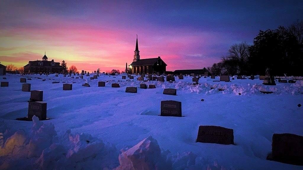 Winter Sunset.
