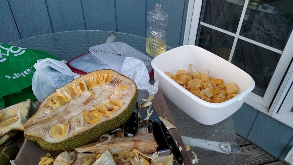 The jackfruit!