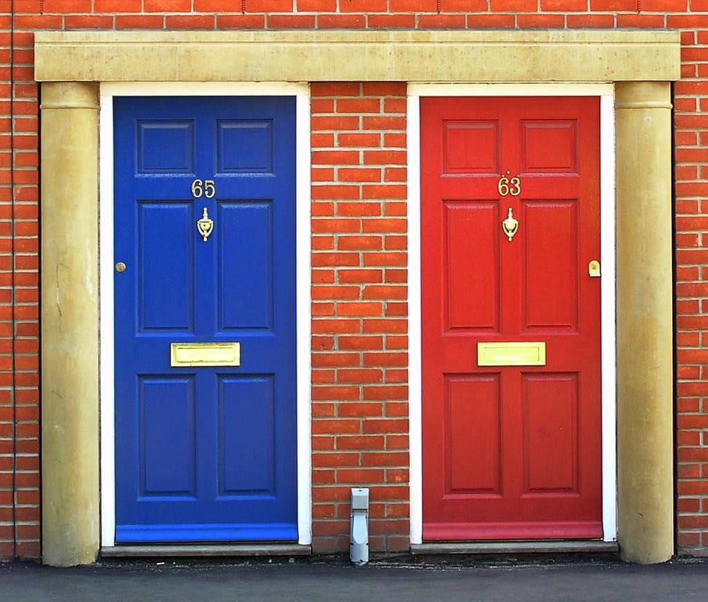Everybody's GOT Choices :
You Have 2 Choices In This Scenario....
Blue Door : You Go Back In Time..
And Fix All Of Your Mistakes You've Made
In Your Life....
Red Door : There's 50 Million Dollars Inside Waiting On You To
