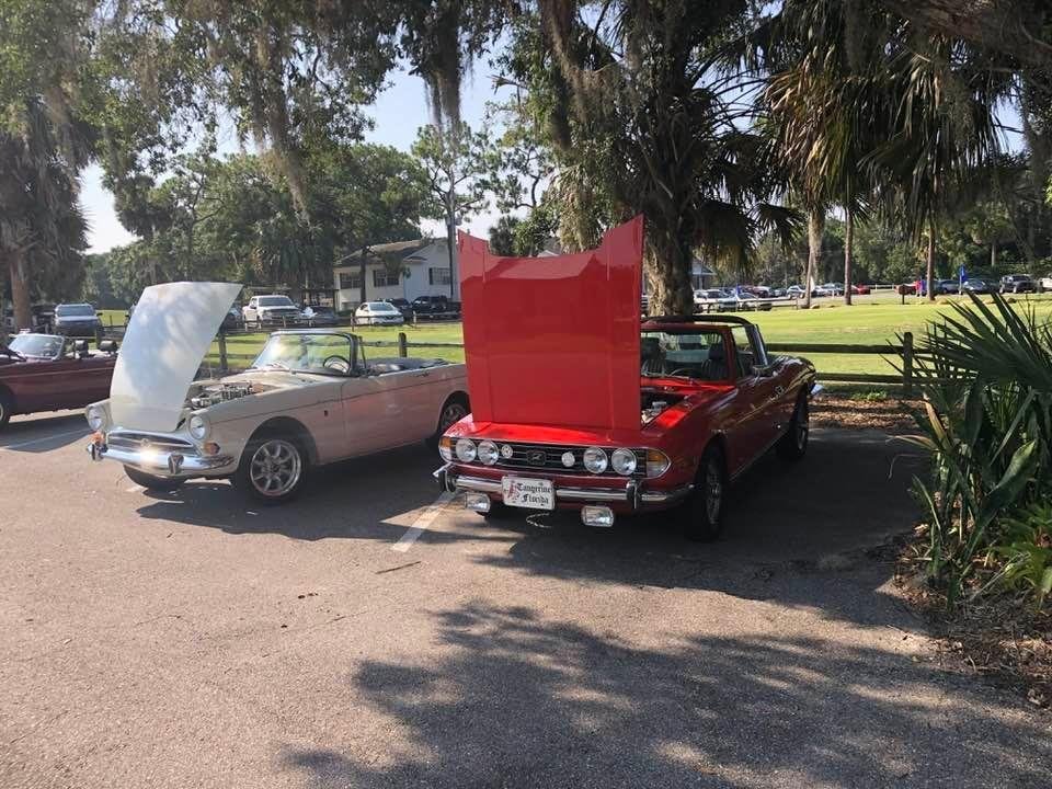 Cars and Coffee Mt Dora Legion. Only 2 of us Brit car guys.