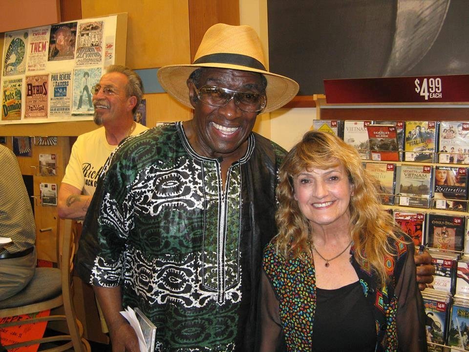 Rodger Collins and Lydia Pense at Barnes and Noble book signing in Dublin