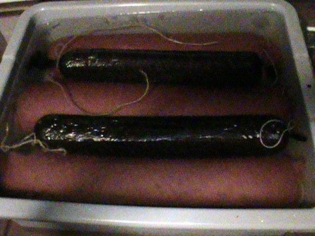 Just got done making 36 lbs of Bologna. it in a ice bath. then into the ice box