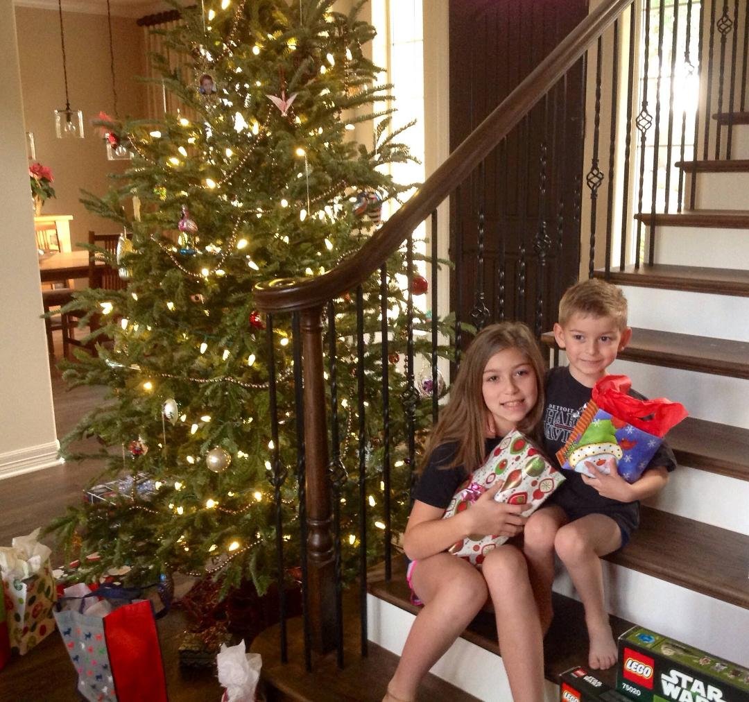 Christmas is for the children Merry Christmas from the Gallaghers